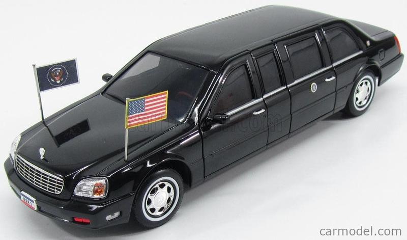 Imagem de Miniatura Cadillac Limousine Deville Presidencial 2001 1/24