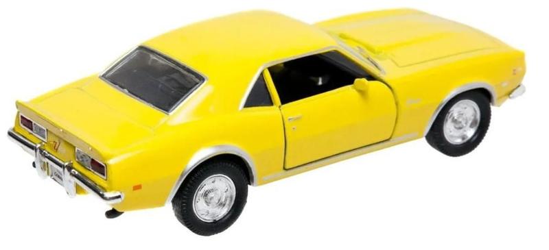 Imagem de Miniatura Camaro Chevrolet Z/28 1968 Welly 1:37 Amarelo