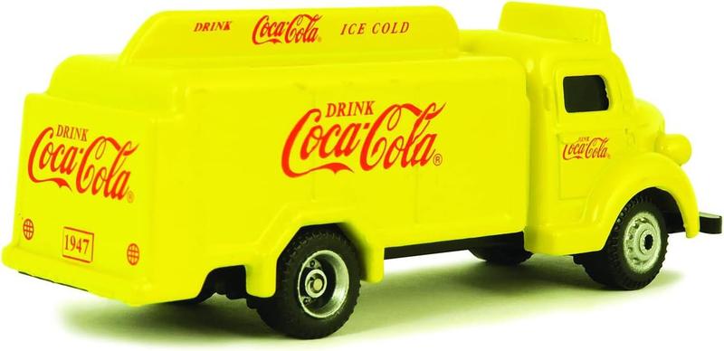 Imagem de Miniatura Caminhão Antigo Coca Cola Botle 1947 1/87 Amarelo