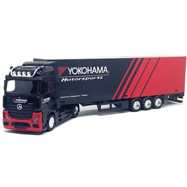 Imagem de Miniatura Caminhão Baú Mercedes Benz Actros Yokohama 1/43 Bburago 31460