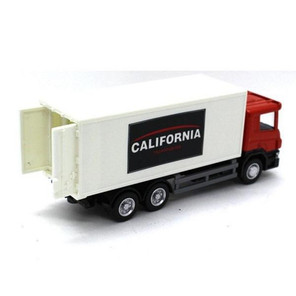 Imagem de Miniatura Caminhão Baú Scania P-Series 1/64 California Junior Truck 