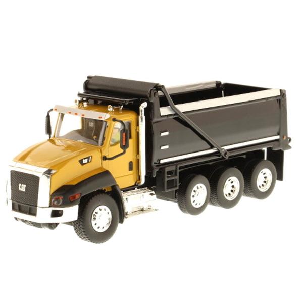 Imagem de Miniatura caminhão caçamba basculante cat ct660 1/50