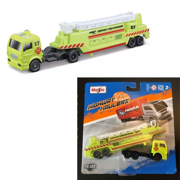 Imagem de Miniatura Caminhão Com Caçamba Highway Haulers Verde Maisto 15021