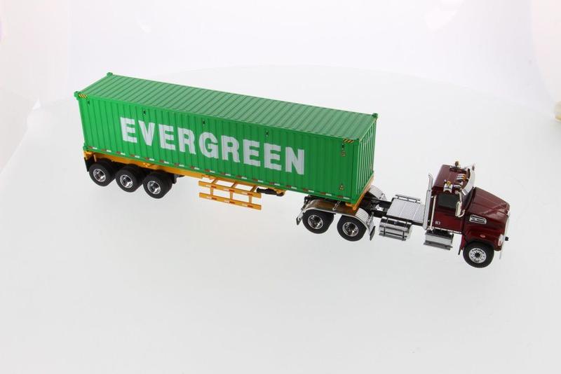 Imagem de Miniatura Caminhão Container Evergreen Western 4700 1/50