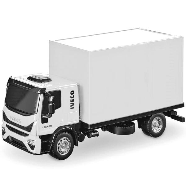 Imagem de Miniatura Caminhão Iveco Tector Com Baú E Acessórios - Usual Brinquedos