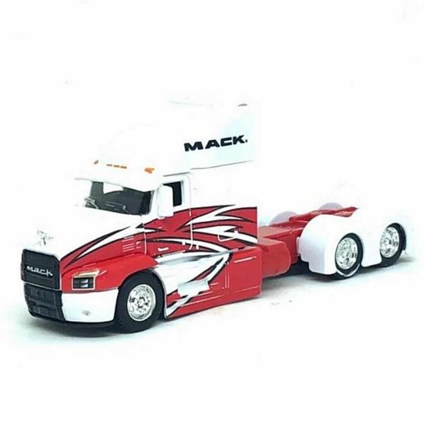 Imagem de Miniatura Caminhão Mack Anthem 1/64 Branco E Vermelho Maisto 12389