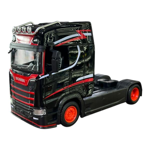 Imagem de Miniatura Caminhão Scania 770S V8 Preto Burago 1:43