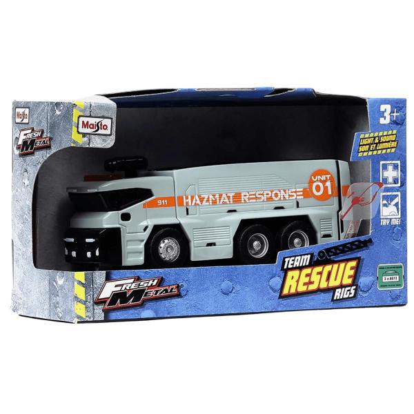 Imagem de Miniatura Caminhão Team Rescue Rigs Hazmat Vehicle Cinza Maisto 82039