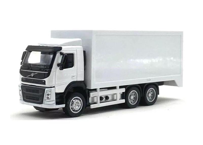 Imagem de Miniatura Caminhão Volvo Baú C/ Luz E Som 1:50 California