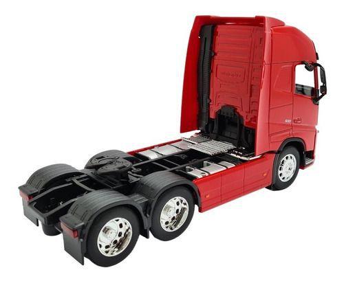 Imagem de Miniatura Caminhão Volvo Fh 500 Truck Vermelho Metal 1:32