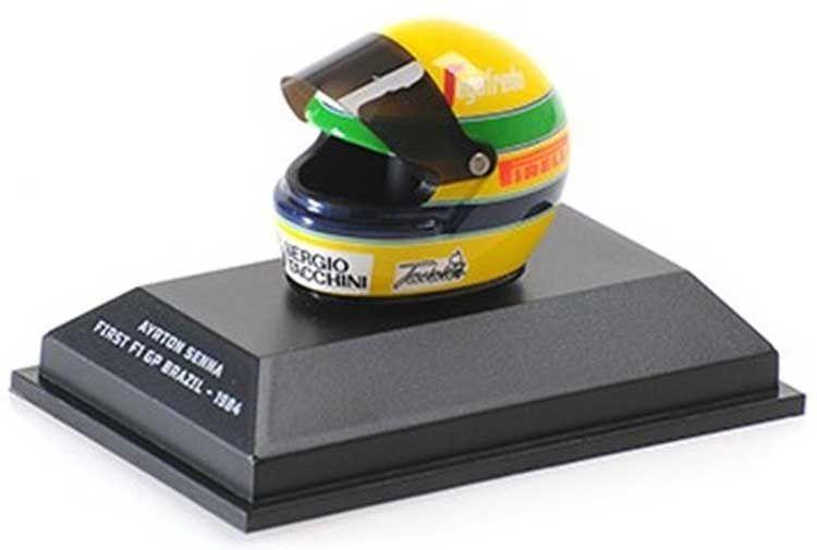 Imagem de Miniatura Capacete F1 Ayrton Senna MiniChamps Mod. Sortidos