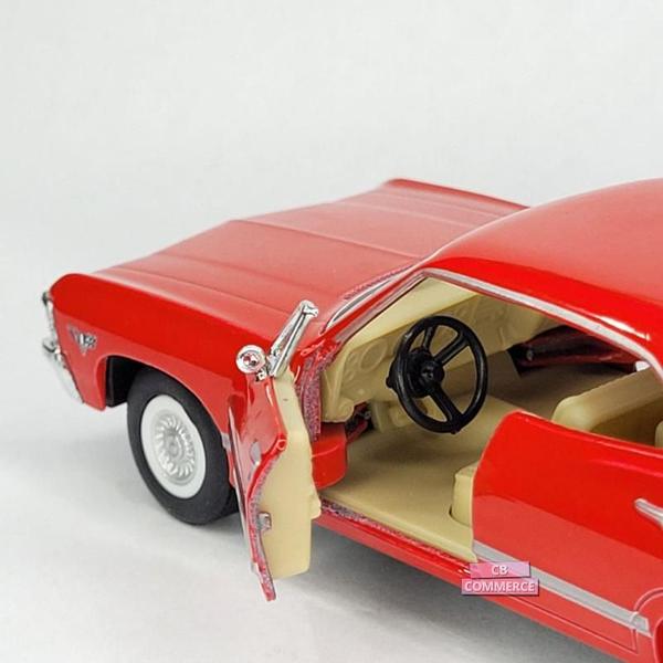 Imagem de Miniatura Carrinho De Ferro chevrolet impala 1967 Abre a Porta Carro antigo de Coleção Metal