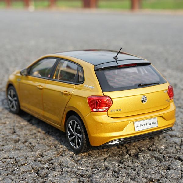 Imagem de miniatura carro automovel vw volkswagen polo (2019) escala 1/18