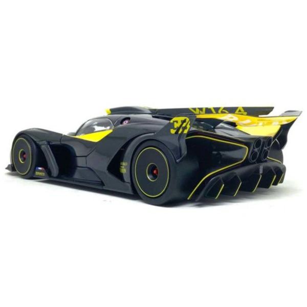 Imagem de Miniatura Carro Bugatti Bolide Four-Turbo 2020 1/18 Amarelo Bburago 11047