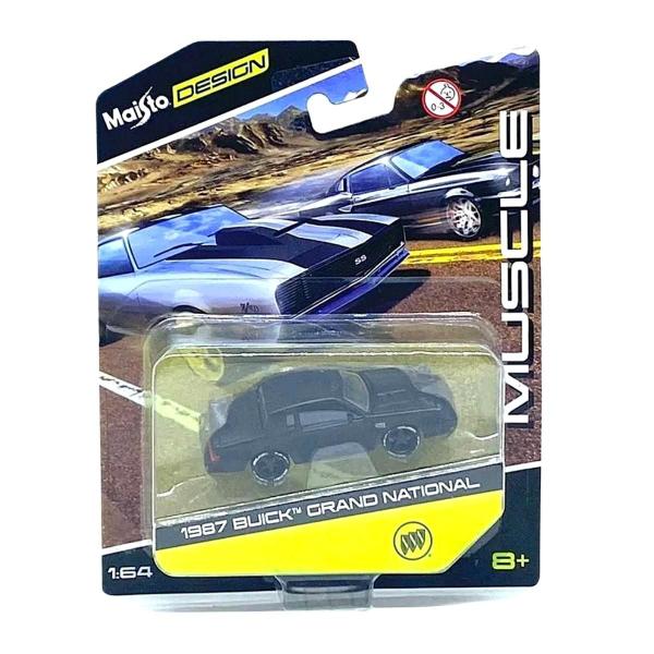 Imagem de Miniatura Carro Buick Grand National 1987 1/64 Preto Maisto 15494