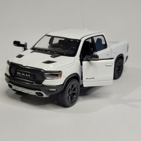 Imagem de Miniatura Carro Caminhonete Ram 1500 Ferro Branco Coleção