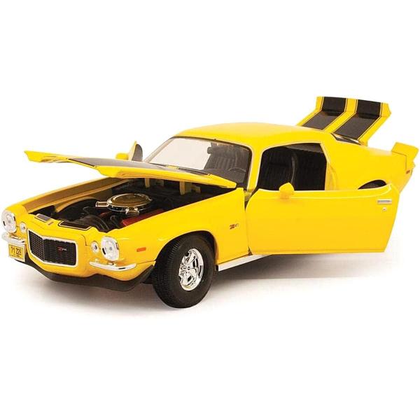 Imagem de Miniatura Carro Chevrolet Camaro 1971 1/18 Amarelo Maisto 31131