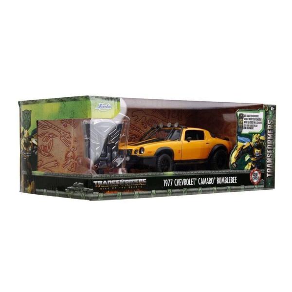 Imagem de Miniatura Carro Chevrolet Camaro Bumblebee Transformers 1977 1/24 Jada 34263