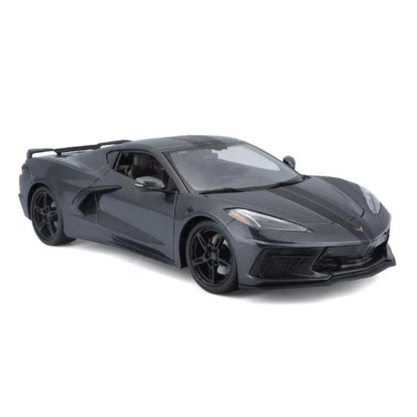 Imagem de Miniatura Carro Chevrolet Corvette Stingray Coupe 2020 Cinza 1/18 Maisto 31447