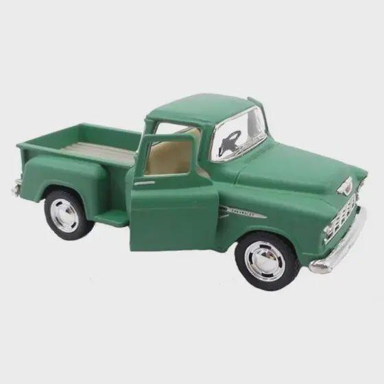 Imagem de Miniatura Carro Chevy Stepside Pick-up 1955 1/32 (Verde)