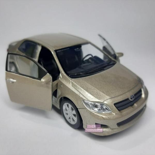 Imagem de Miniatura Carro de Ferro Toyota Corolla 12cm Coleção