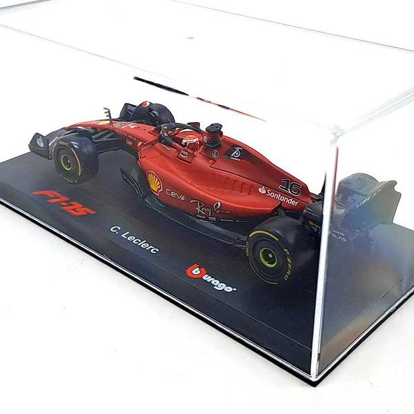 Imagem de Miniatura Carro F-1 Ferrari Sf-75 2022 Com Piloto Leclerc 1/43