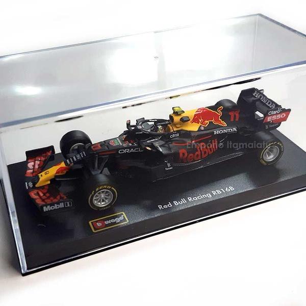 Imagem de Miniatura Carro F-1 Red Bull Honda RB16b 2021  Sergio Pérez c/piloto 1/43