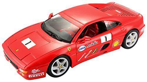 Imagem de Miniatura Carro Ferrari F355 Challenge 1/24 Racing Vermelho Bburago 26306