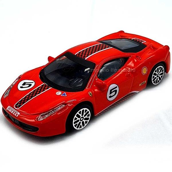 Imagem de Miniatura Carro Ferrari Racing &amp Play 458 Challenge 1:43 Burago