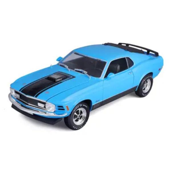 Imagem de Miniatura Carro Ford Mustang Mach 1 1/18 Azul Maisto 31453