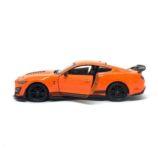 Imagem de Miniatura Carro Ford Mustang Shelby Gt500 2020 1/24 Laranja Maisto 31532