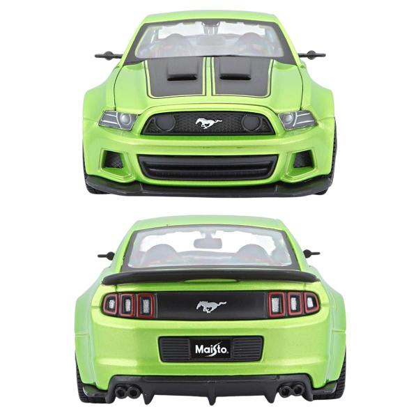 Imagem de Miniatura Carro Ford Mustang Street Racer 2014 1/24 Verde Maisto 31506