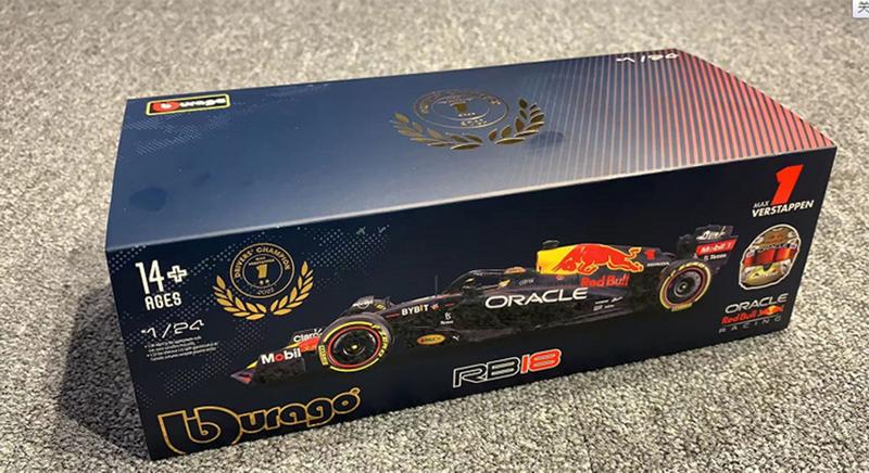 Imagem de Miniatura Carro Formula 1 Escuderia Red Bull Racing RB18 11 Sergio Perez 2022 Escala 1/24 - Bburago