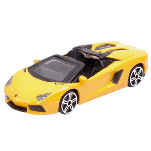 Imagem de Miniatura Carro Lamborghini Aventador Roadster 1/43 Amarelo Bburago 30001