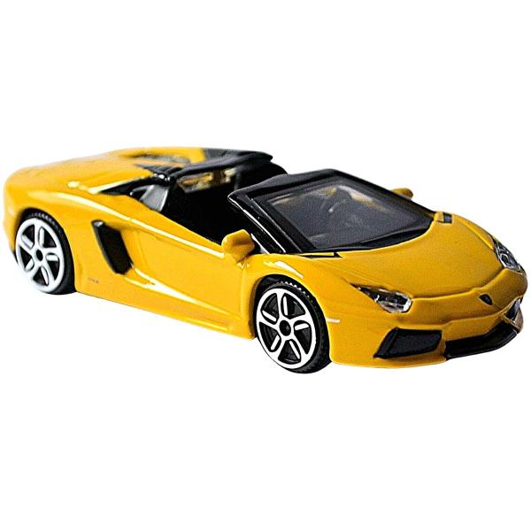 Imagem de Miniatura Carro Lamborghini Aventador Roadster 1/43 Amarelo Bburago 30001