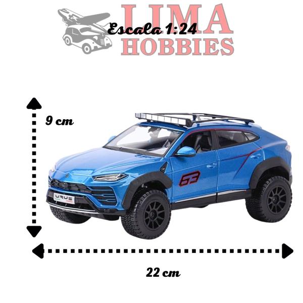 Imagem de Miniatura Carro Lamborghini Urus 1/24 Azul Maisto 32458