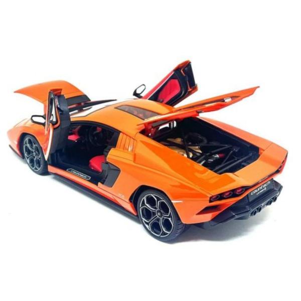 Imagem de Miniatura Carro Lmaborghini Countach Lpi 800-4 1/18 Laranja Maisto 31459