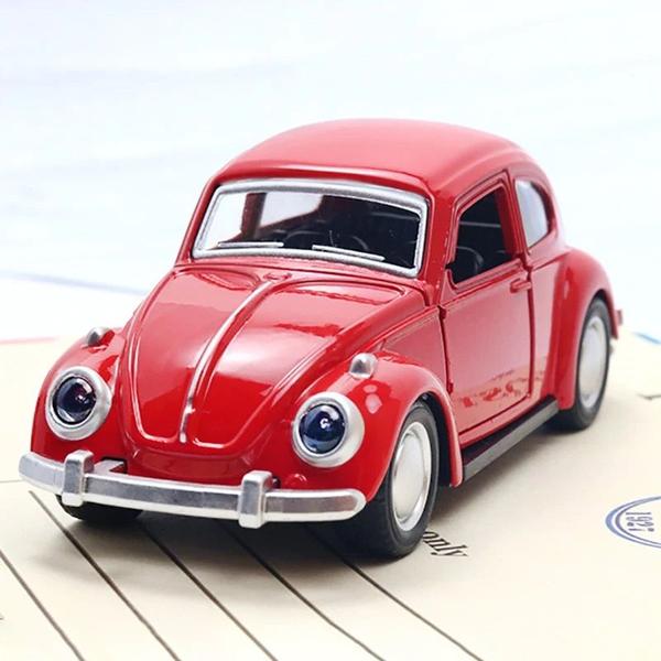 Imagem de Miniatura Carro Nacional Volkswagen VW Fusca Besouro Beetle - Escala 1/36