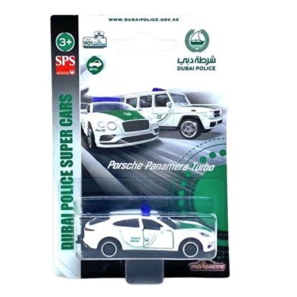 Imagem de Miniatura Carro Porsche Panamera Turbo Dubai Police 1/64 Majorette