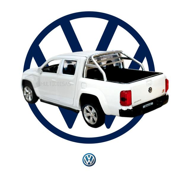 Imagem de Miniatura Carro Volkswagen Amarok Branca - California Junior