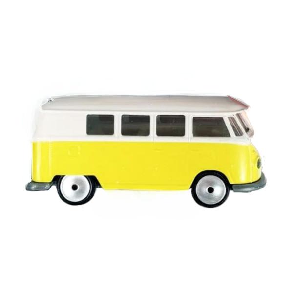 Imagem de Miniatura Carro Volkswagen Kombi 1/64 Amarelo Majorette