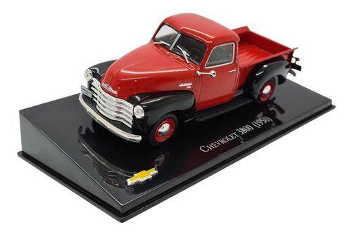 Imagem de Miniatura Chevrolet 3800 1950 Vermelho Metal Escala 1:43