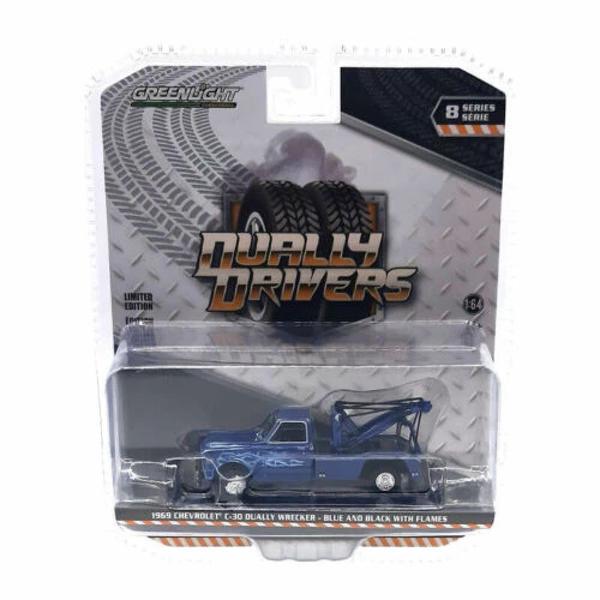 Imagem de Miniatura Chevrolet C-30 Guincho 1969 Dually Drivers - Greenlight