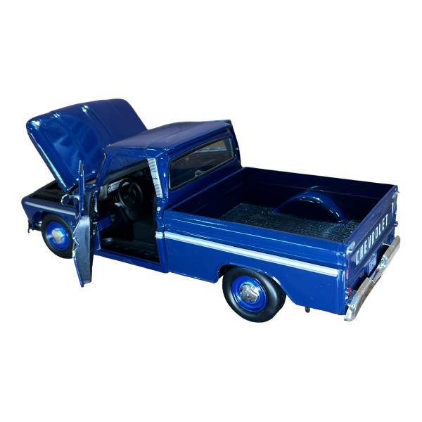 Imagem de Miniatura Chevrolet C10 Azul Metal Motormax 1:24