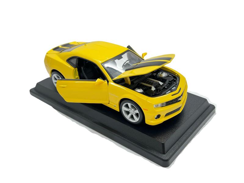 Imagem de Miniatura Chevrolet Camaro 2010 Amarelo Metal 1:24