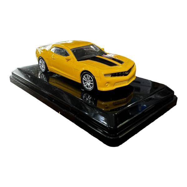 Imagem de Miniatura Chevrolet Camaro Amarelo Metal 1:64