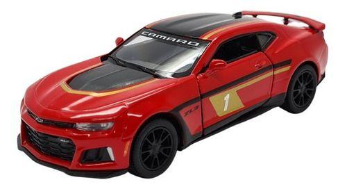 Imagem de Miniatura Chevrolet Camaro Zl1 2017 Race Vermelho Metal 1:38