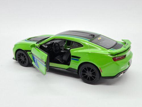 Imagem de Miniatura Chevrolet Camaro Zl1 2017 Racing Verde Metal 1:38