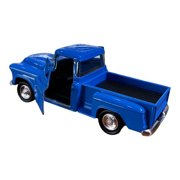 Imagem de Miniatura Chevrolet Chevy Stepside 1955 Azul 1:38