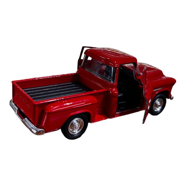 Imagem de Miniatura Chevrolet Chevy Stepside 1955 Vermelho 1:38